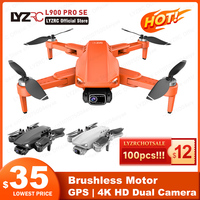 LYZRC L900 PRO SE 4K Professional HD Dual Camera Brushless Motor Drone GPS 5G Wifi Long RC Distance Foldable RC Quadcopter
