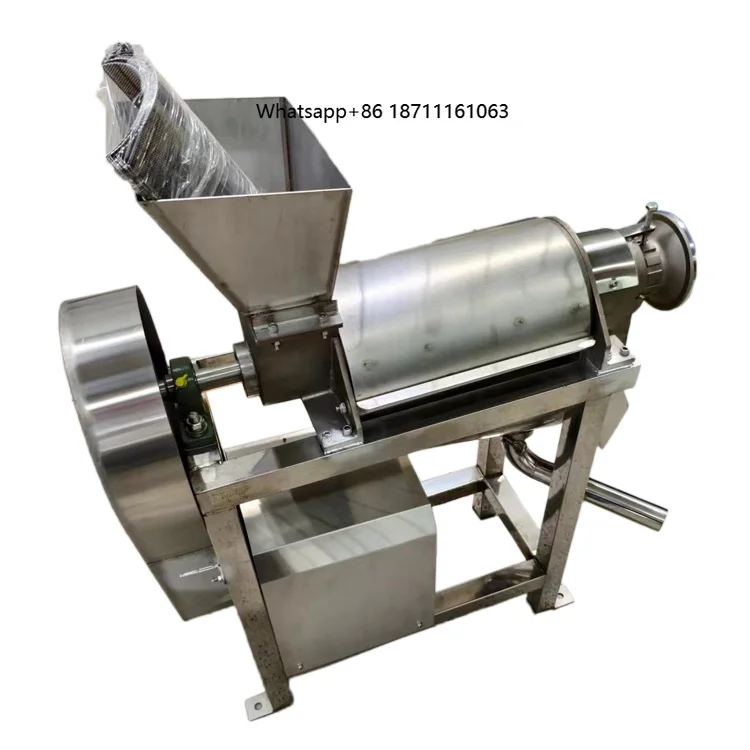 Commercial Industrial Pineapple Tomato Juice Extractor Machine Gear Motor Bearing 304 Stainless Steel Spiral Press High