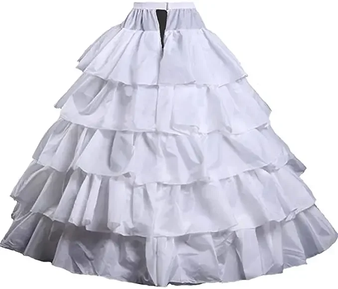 Abito da ballo Quinceanera con gonna sottoveste da sposa a 4 cerchi da donna