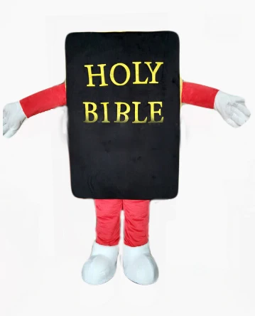 mascot the holy bible bood mascot costume adult size cartoon book theme anime cosplay costumes holiday charity activity 2573