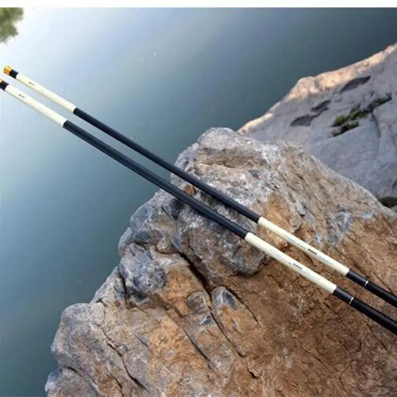 超軽量スーパーハードカーボン釣り竿波模様鯉釣り具アウトドアキャンプ旅行用品-4h-ttpcoxi