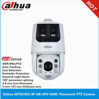 Dahua SDT6C425-4P-GB-APV-0280 4MP 2.8 mm Panorama & 5 mm–125 mm 25X Zoom lens Dual Light Panoramic PTZ Camera Auto tracking