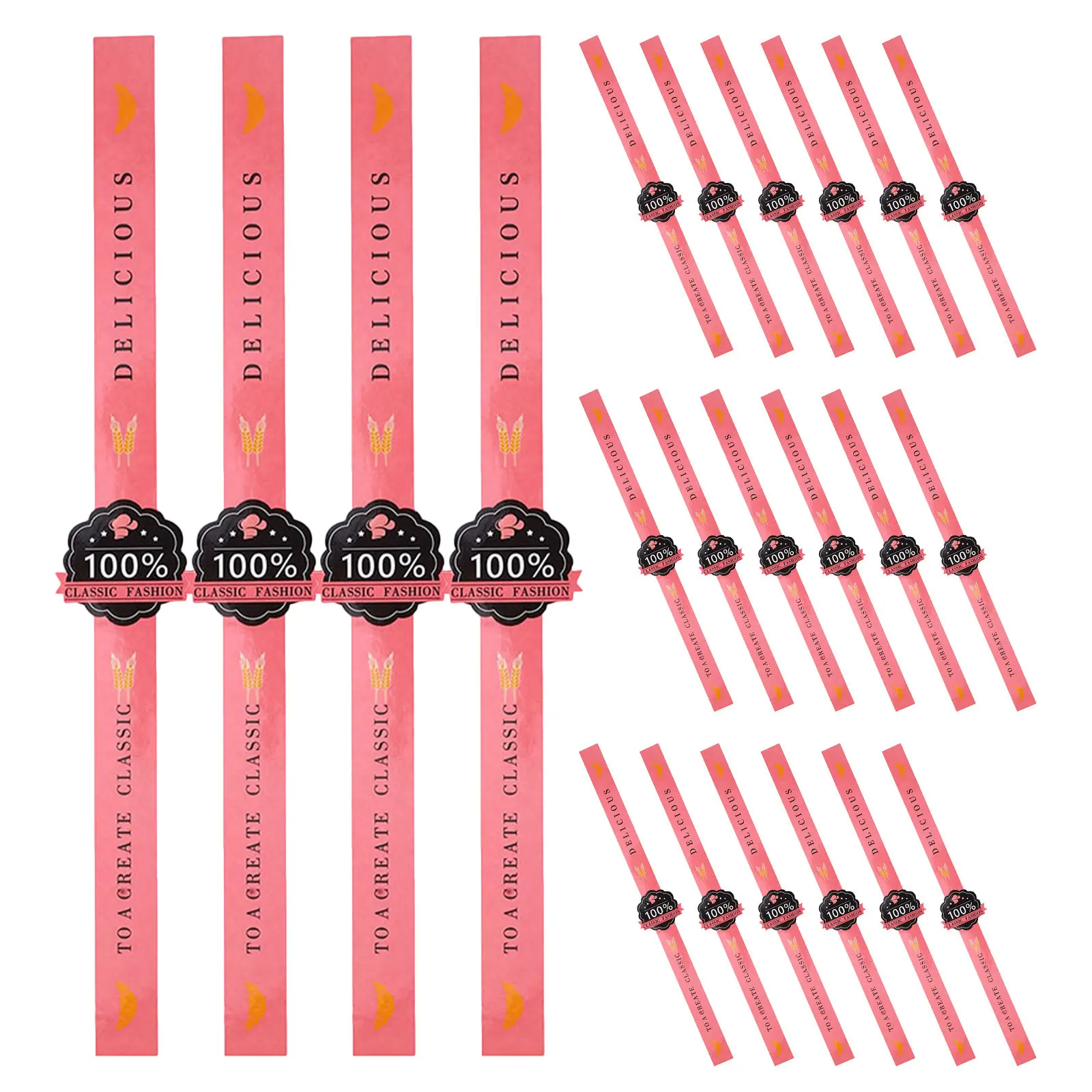 300Pcs Cake Box Sealing Stickers Baking Labels for Homemade Treats Food Safe Tamper Resistant Packaging Seal Stickers Decorative