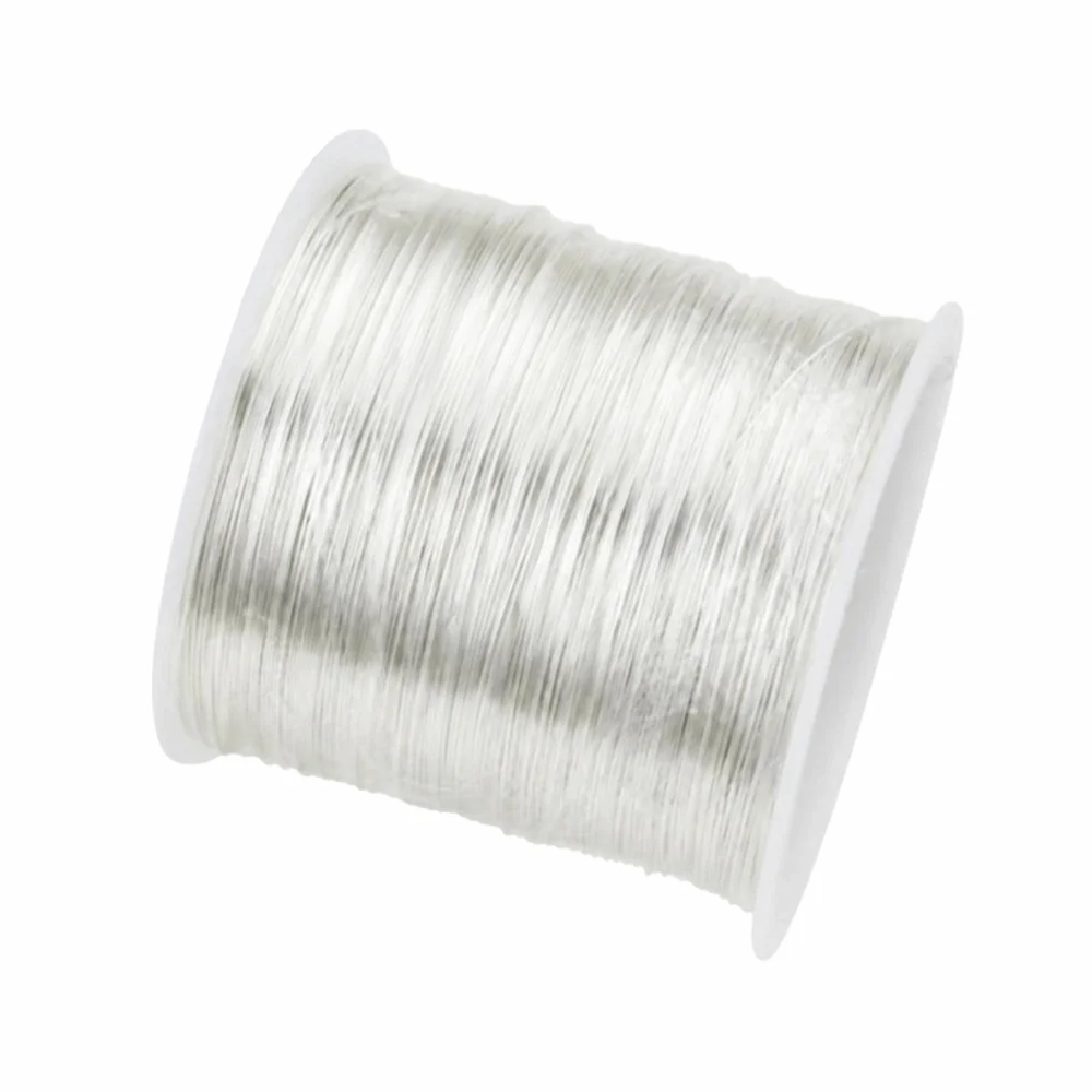 0.3/04mm Alloy Copper Wire DIY Jewelry Making 100m Beading Wire Resistant Flexible Beading Cord Line Strings Necklace Making
