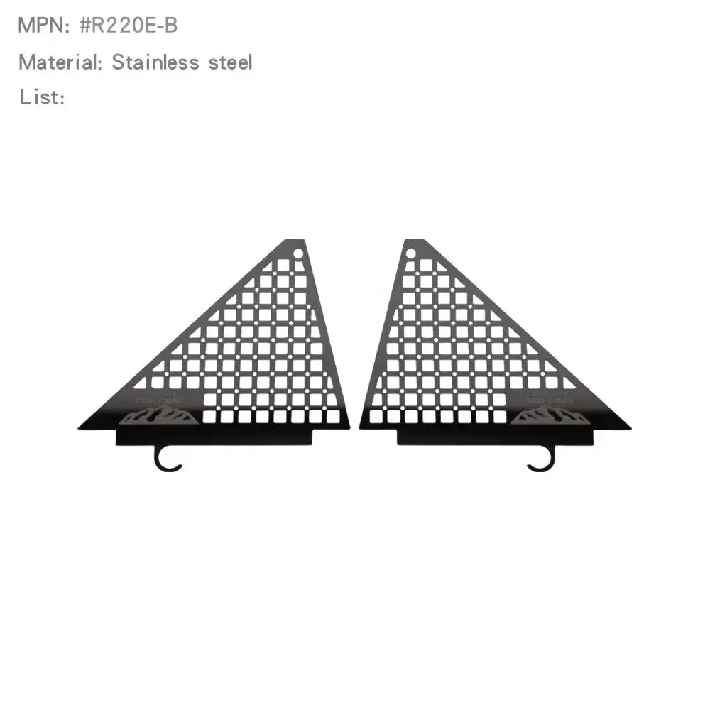 MJX RC MJXH12Y side triangular window mesh 1941 Megasin off-road vehicle JK metal modification # R220H