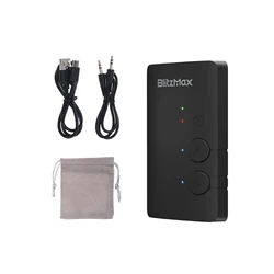 Blitzwolf BlitzMax BM-LE505 Transmitter Receiver bluetooth V5.2 Adaptive HiFi Sound Wireless Adapter for TV Speaker Computer