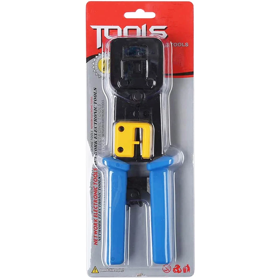 Imagem -06 - Cortador de Mão de Cabo de Rede Ethernet Crimping Tool Crimping Tool Pass Through Rj45 Alicate Fb376zcat5e Cat6 Novo