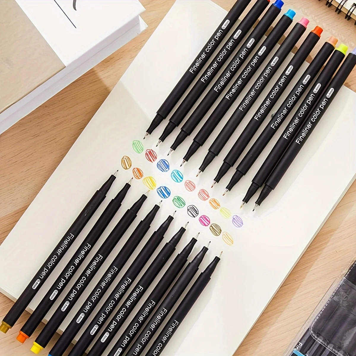 

Набор цветных ручек-трубок на водной основе — крючок для отслеживания 12/24 цветов в комплекте для маркеров для акварельной живописи