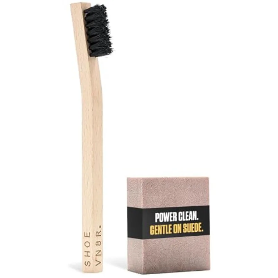 

Dry Suede Kit - Sneaker Cleaner and Shoe Care for Light-Colored Nubuck and Suede Shoes - Gently Removes Marks Spots and Scuffs