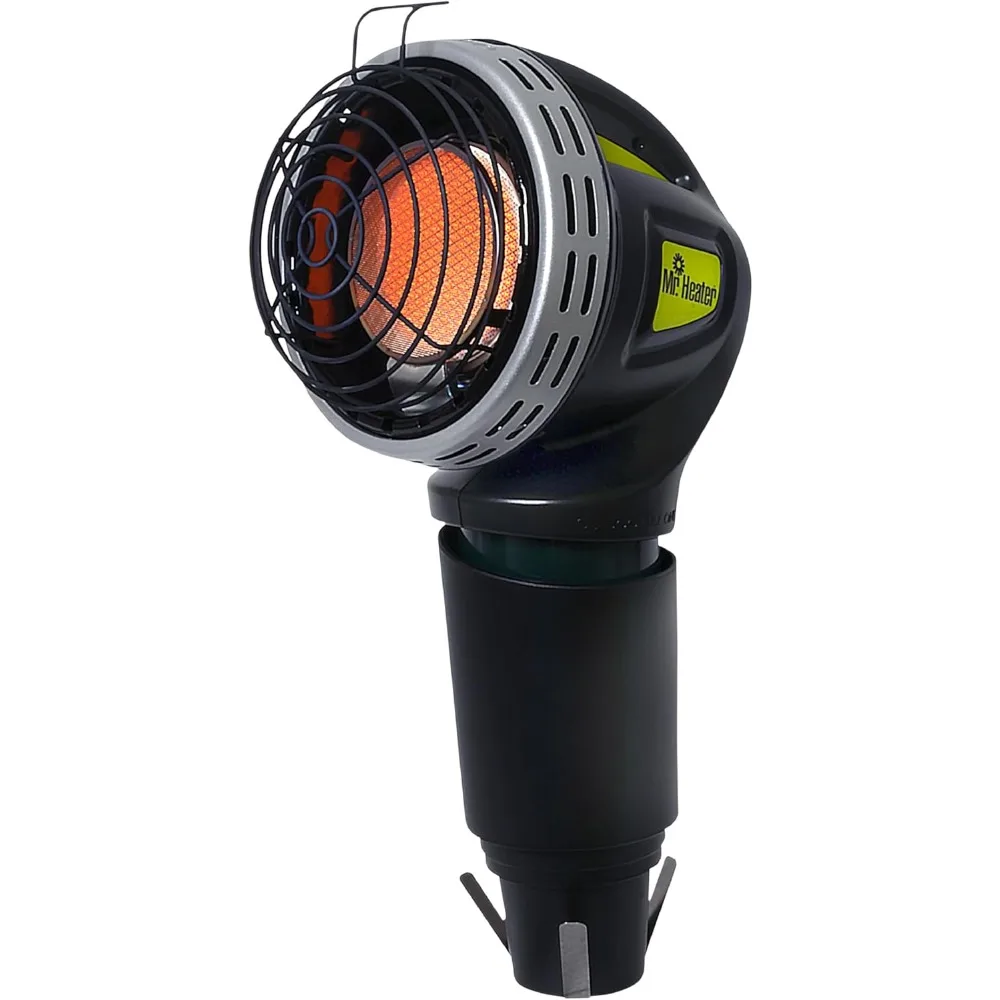 

F242010 MH4GC 4000 BTU Golf Cart Heater, Wind-Resistant With ODS And Tip-Over Safety Switch & Cup Holder Adapter