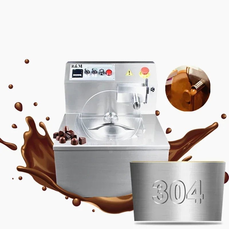 Chocolate Melting Machine Temperature Regulator Pouring   Maker Food Grade 304 Stainless Steel Material