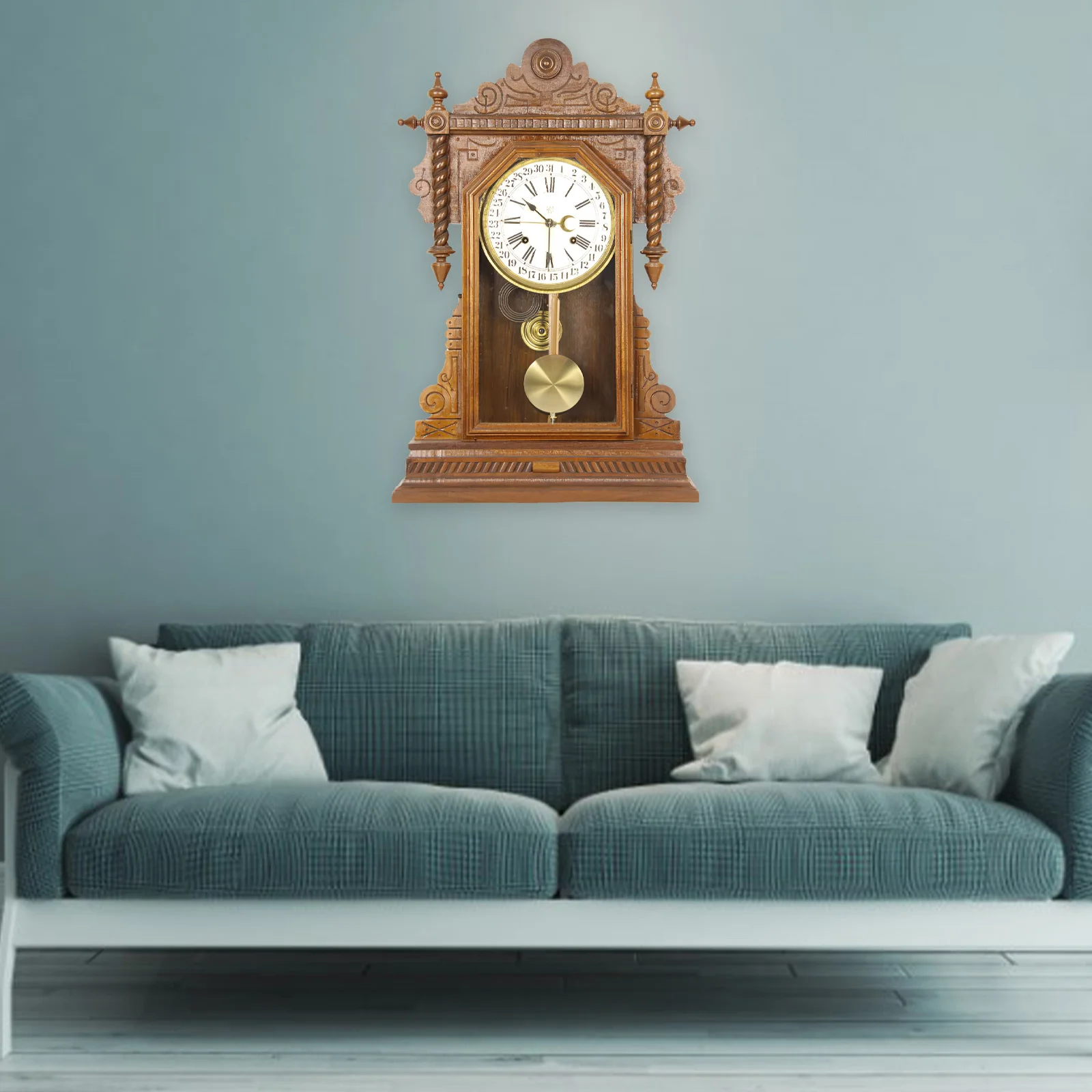 

Wall Clock Pendulum Metal Replacement Durable Swing Part for Office Classroom Bedroom Living Room Library Wall Clock Accessories