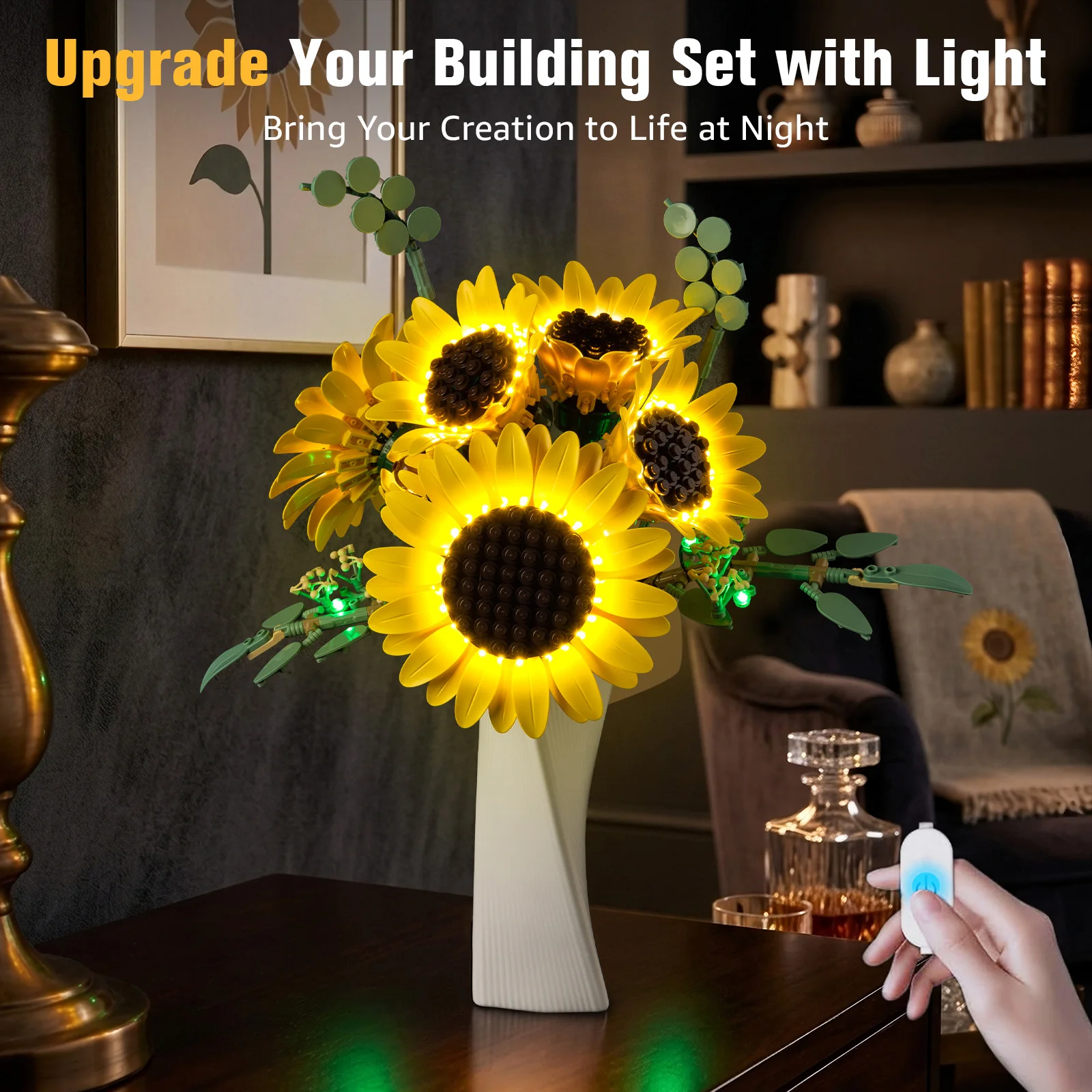 

Led Light Kit Suitable for Lego Sunflower Bouquet 11502 Model Diy Toys Set Not Included Building Blocks