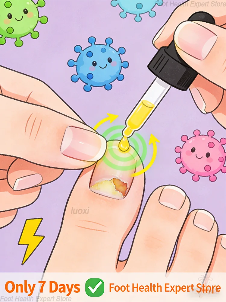 

Готово, проблема с онихомикозом решена, уход за ногтями без помощи рук.