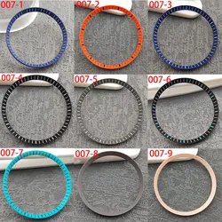 Piezas de caja de reloj, anillo de plástico de 30,5mm de diámetro, anillo de capítulo SKX007, apto para SKX007, SKX009, NH35, nh36, piezas de herramientas de reparación