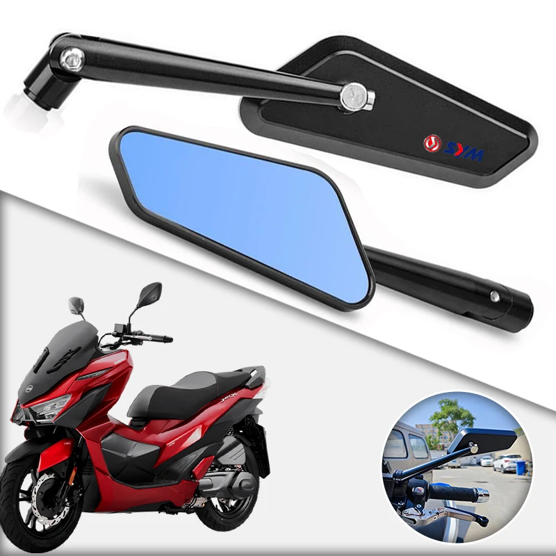 2pcs Modifying Motorcycle Rearview Mirror 360° Adjustable Rear View Mirrors For SYM  Joymax Z Maxsym Cruisym GTS300 GTS 300 300i