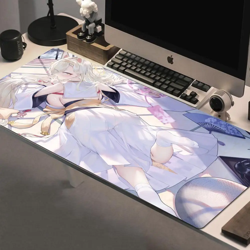 

KUWAKAMI KAHO BlueArchive Mousepad Mouse Mat Desk Mat With Pad Gaming Accessories Prime Gaming XXL