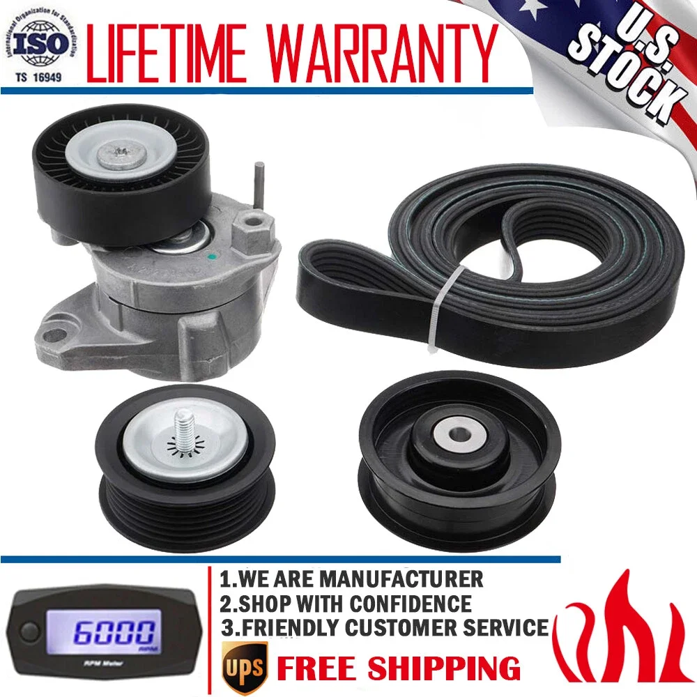 

Натяжитель приводного ремня и натяжного шкива, комплект серпантинового ремня для Mercedes 2722021419