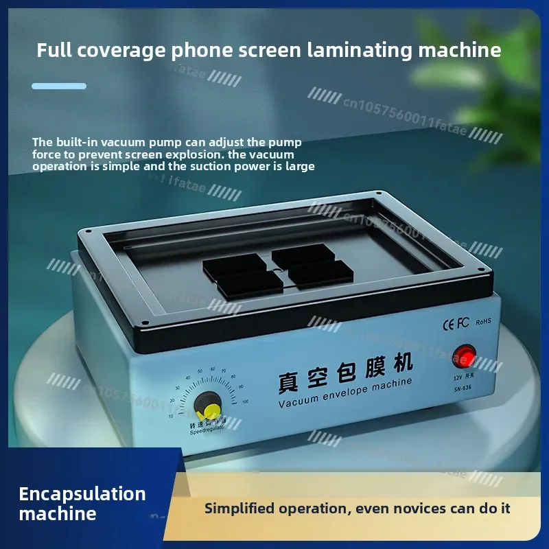 Mobile Phone Screen Protector Automatic Vacuum Film Laminating Machine Universal Screen Protector Film Applying Machine