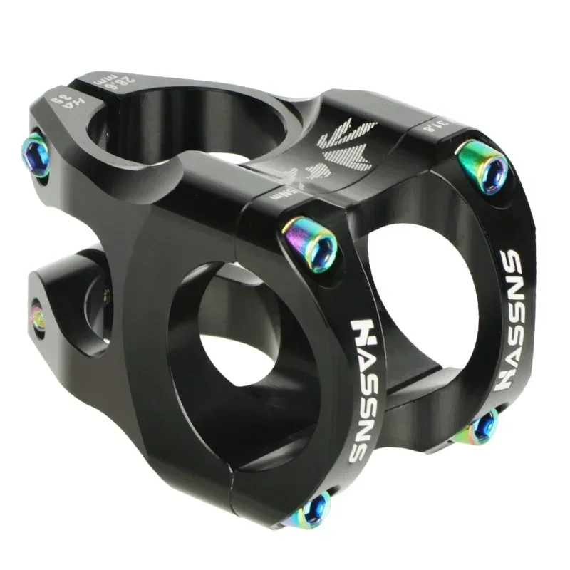 HASSNS HA35  aluminum alloy Mountain Bike Power Stem 35mm Rod Handlebar Length Table Adjustable Stem Riser 31 8 Cycling