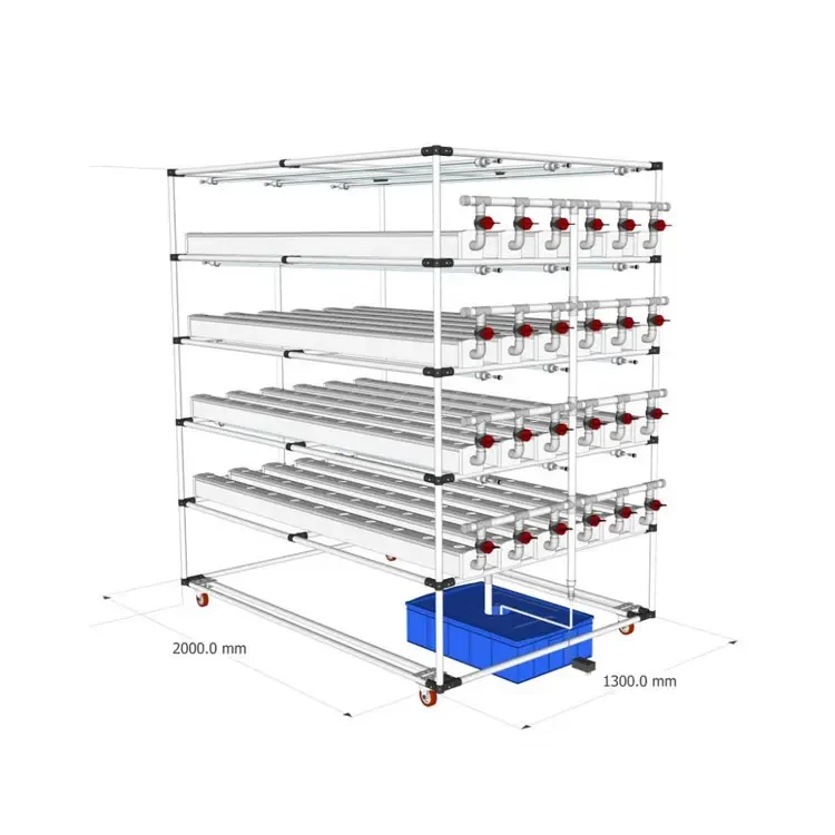 108 Holes Hydroponic Grow Kit 3 Layer Aquaponic Planting System for Home Plants Hydroponic System