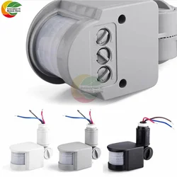 Infrared PIR Motion Sensor Switch Motion Detector Light Switch with LED Light Automatic Outdoor AC 220V DC 12V Pir Sensor Motion