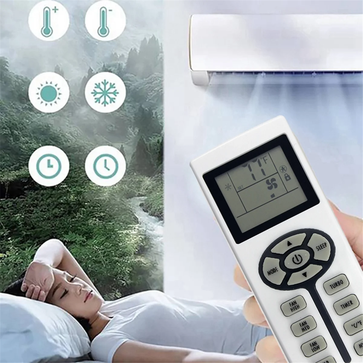 CCDD Замените пульт дистанционного управления кондиционером для Chigo ZCF/TL-09 ZCH/TL-09 Пульт дистанционного управления кондиционером