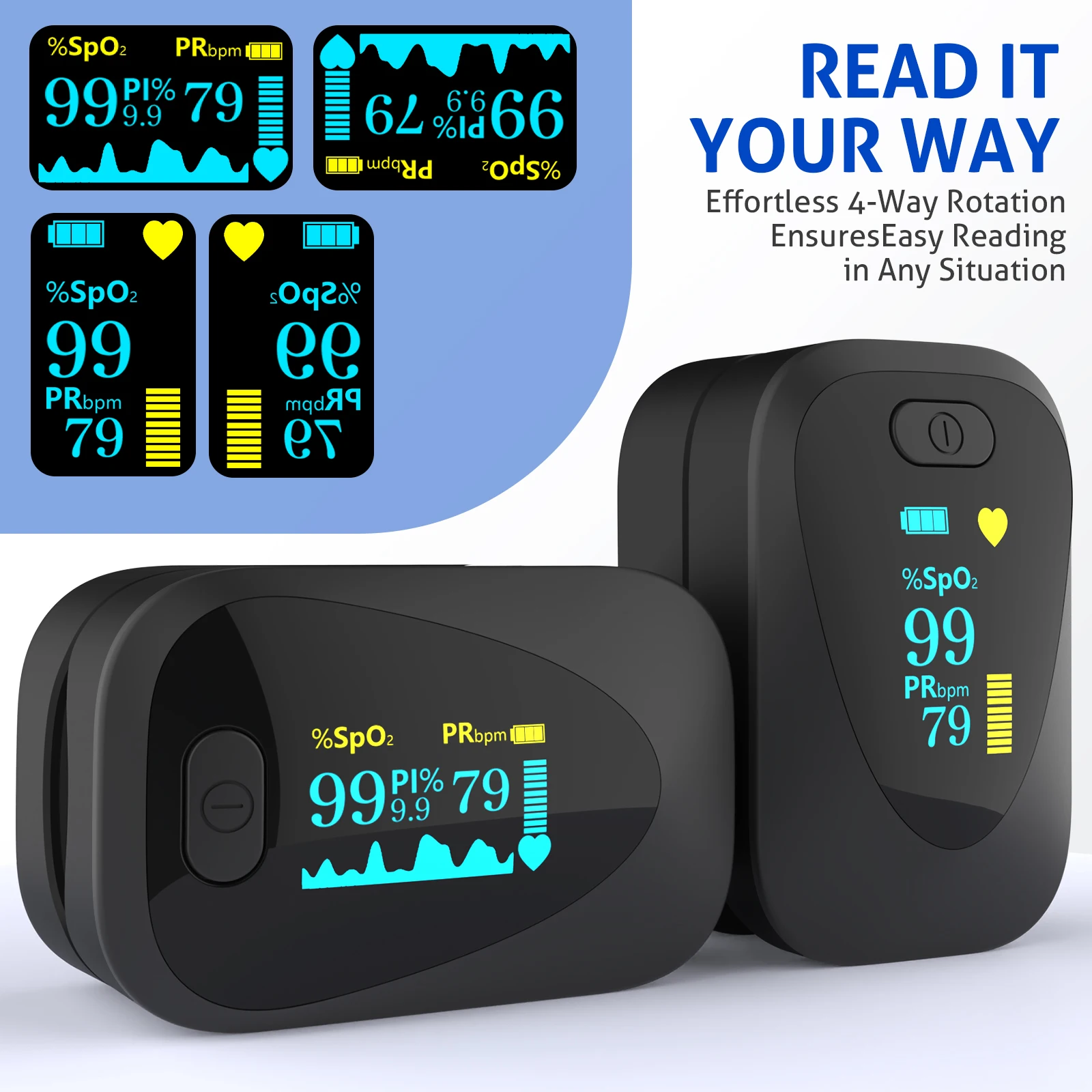 C6AO Fingertip Pulse Oximeter  - Pi Display 评论和价格