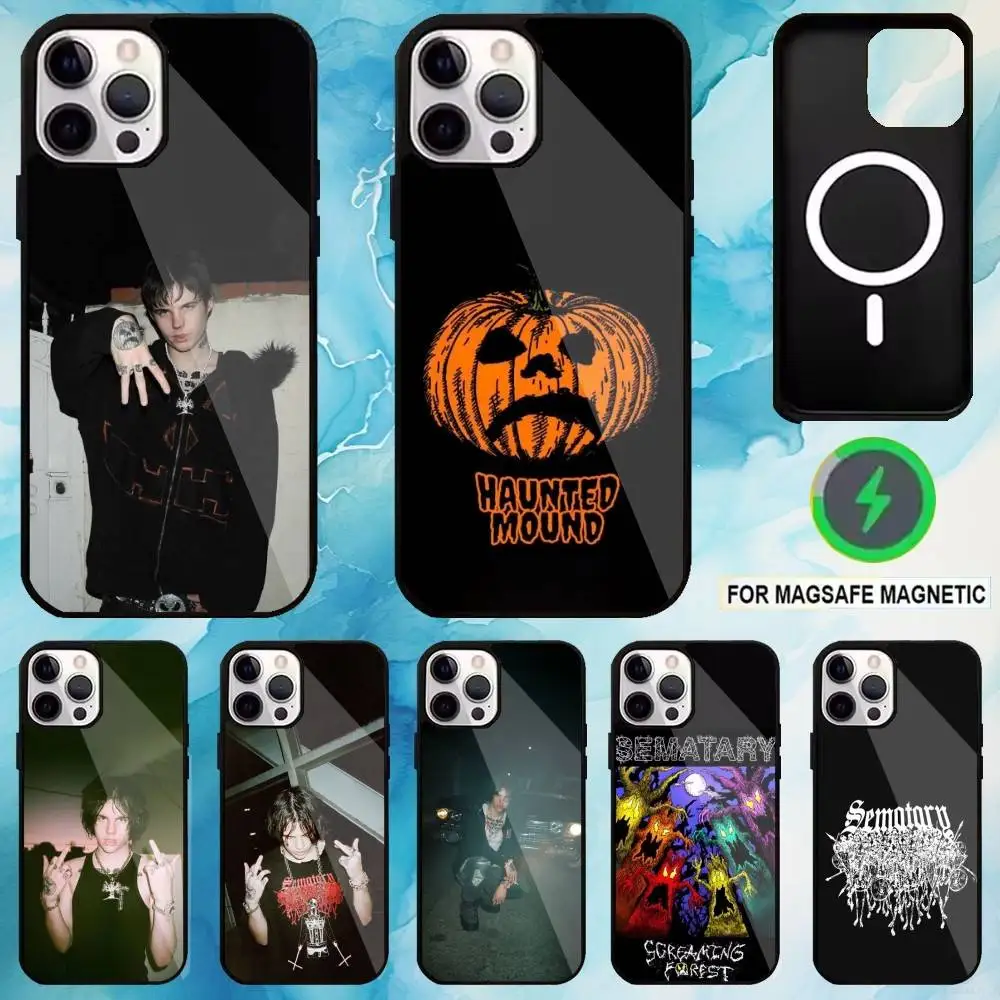 

S-Sematary Haunted Mound Phone Case For iPhone17,16,15,14,13,12,11 Plus,Pro Max Magnetic For Magsafe Wireless Charging