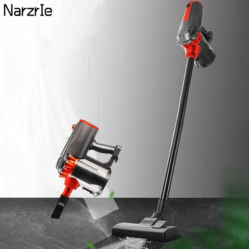 

2-IN-1Wired Car Vacuum Cleaner 18KPa Suction Power One-Handed Dust Removal Double Filtration Car Home Dual UseVacuum Cleaner