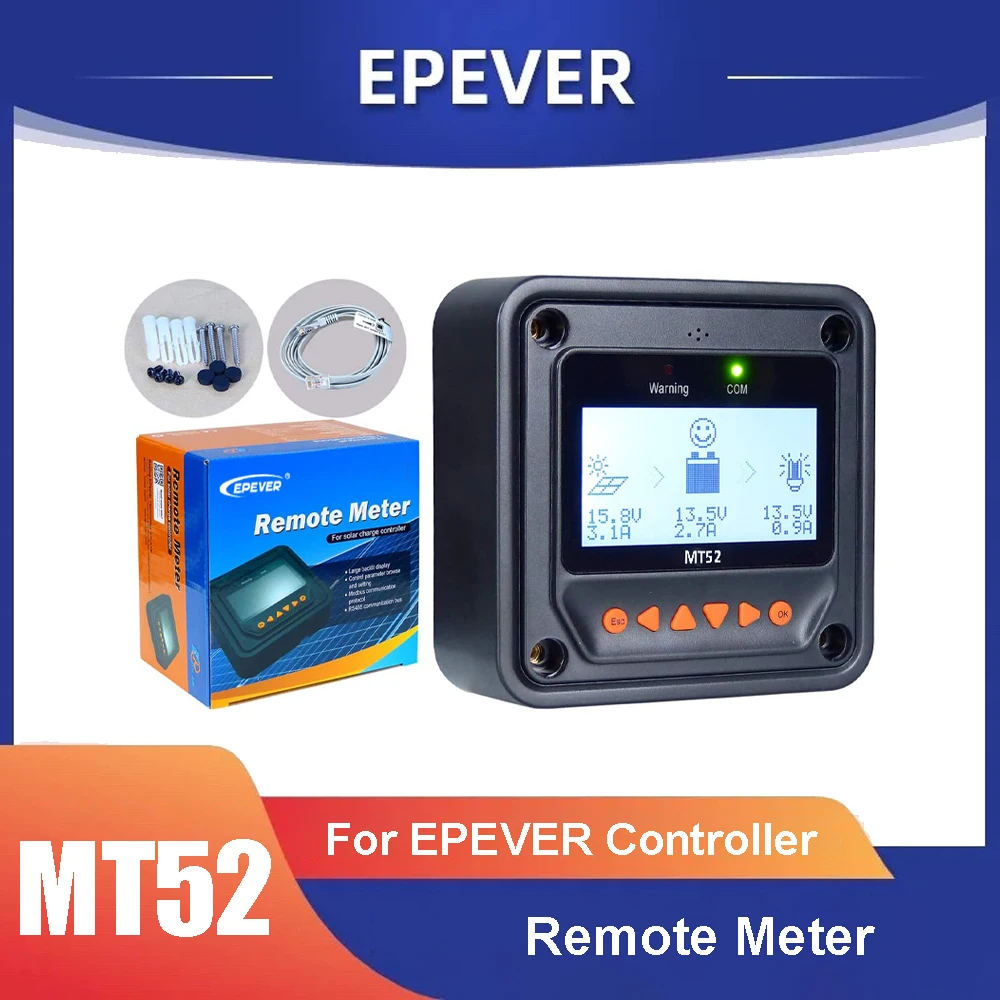 

EPever New Remoter Meter MT52 Original/Upgraded Random Delivery for EPEVER Solar Charge Controller Tracer-AN-BN Triron N VS LS