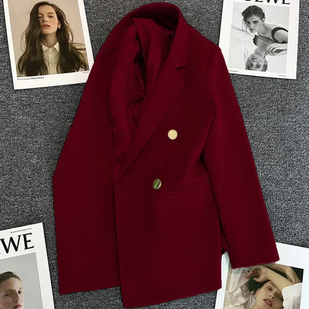 Blazers pour femmes, amples, mode délicate, mode décontractée, Style coréen, poches polyvalentes, boutons élégants, printemps automne