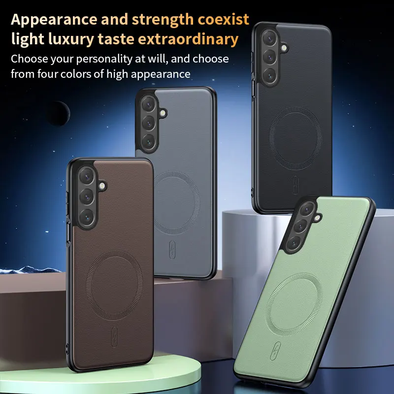 Für Samsung Galaxy S26 FE Hülle Magnetische Leder-Schutzhülle für Samsung Galaxy S26 FE Anti-Fingerabdruck Rutschfeste PC+TPU – Detail 32