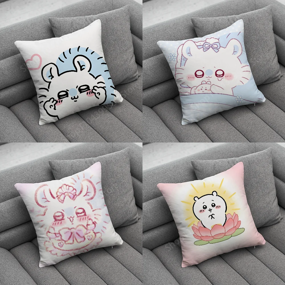 C-ChiikawaES-S Momonga Pillow Case Soft Cushion Cases for Farmhouse Sofa Decor Home Decorations and Protector