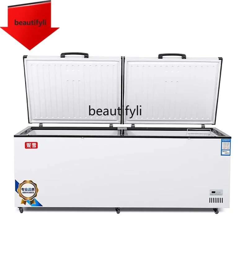 

A61 l New 728 single temperature display horizontal freezer commercial refrigerated display cabinet