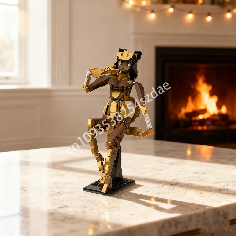 

385pcs MOC Cat Goddess Bastet Model Building Blocks Construction Assemble Creative Toys Idea Brick Christmas Gift Kids Birthday