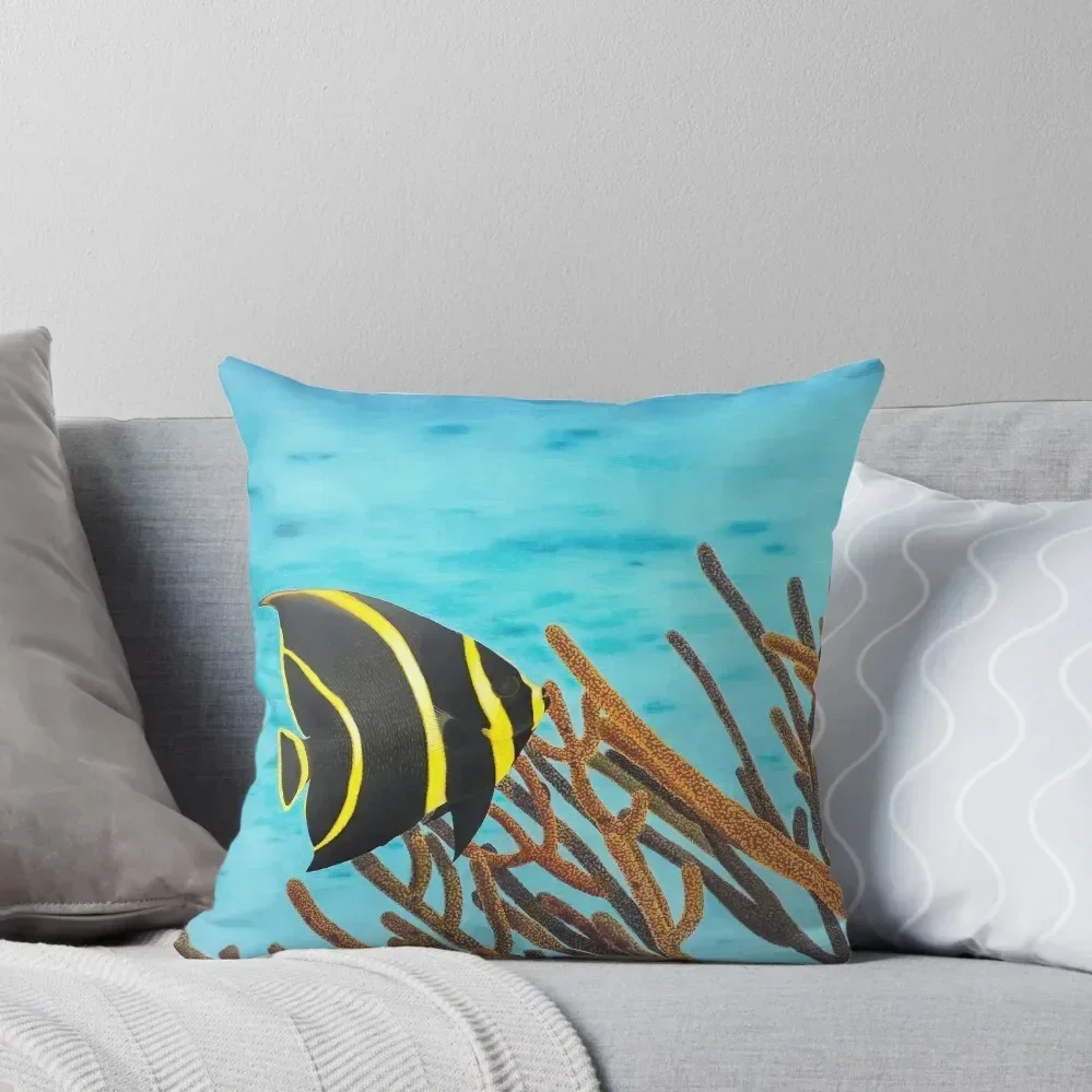 Angelfish Throw Pillow Christmas Pillowcase Luxury Cushion Cover pillow