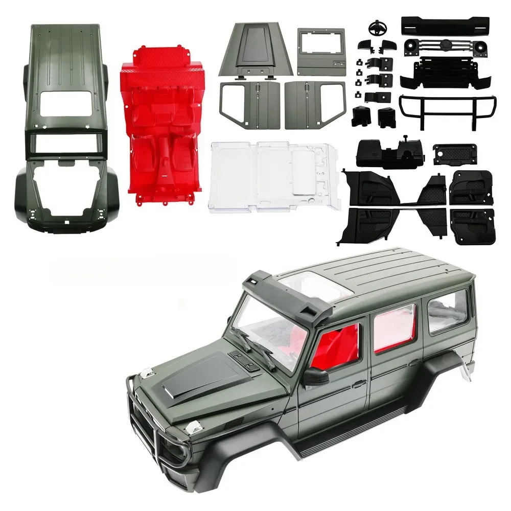 

MN86 Series 1:12 G-Wagon RC Crawler OEM Body Shell – Dark Green DIY Upgrade Parts for MN86K/MN86KS/MN86S – Scale Design