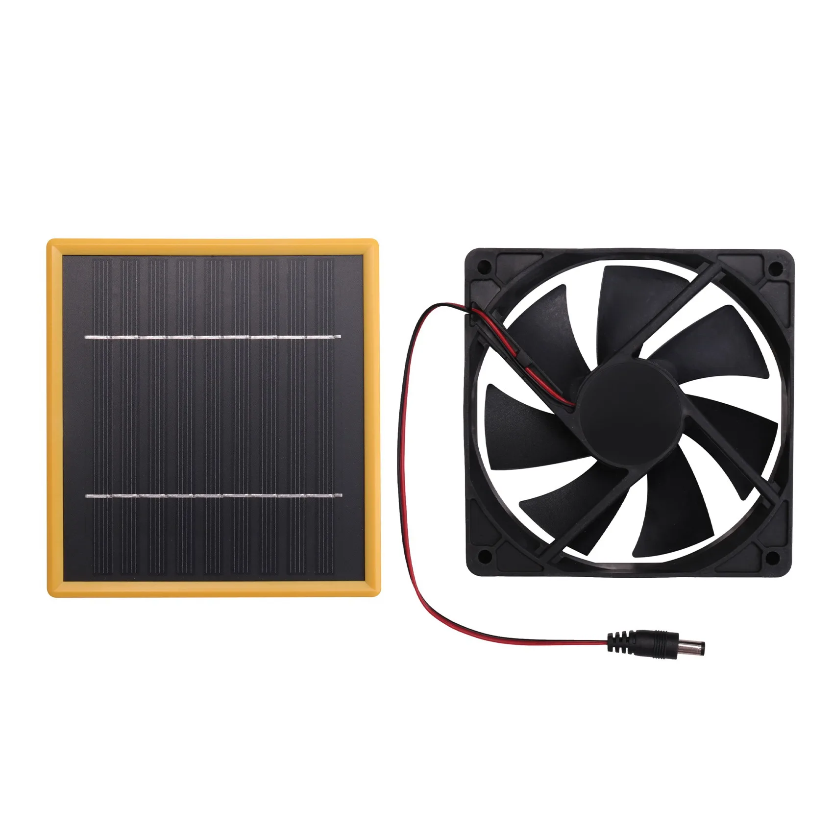 Painel solar 12V 5W Extrator de ar com exaustor solar Mini ventilador de 5,6 polegadas