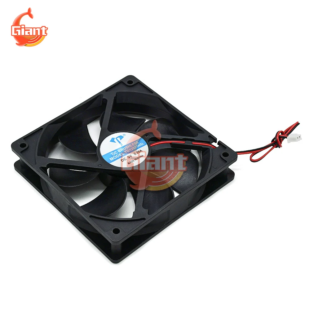 5V 12V 24V 120mm 12025 Ball Cooling Fan 120x120x25mm PWM 2PIN DC Cooler Fan for PC Computer Case