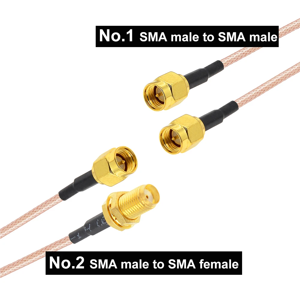 RG316 SMA Male To SMA male female Connector SMA-J RF Adapter extend Cable Extension cord