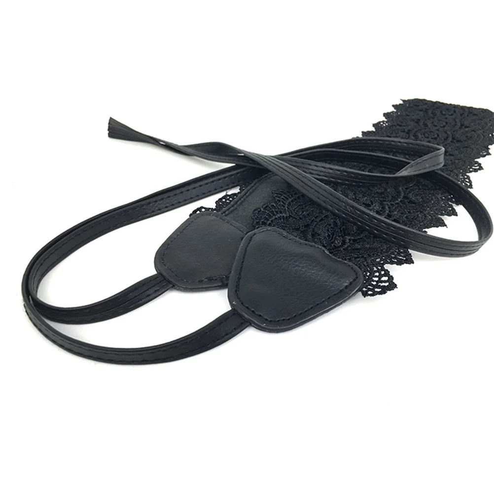 أنيقة حزام الخصر الدانتيل الأحمر قابل للتعديل Bowknot التعادل لفساتين سليم الديكور مشد السرج اكسسوارات حزام الخصر الدانتيل