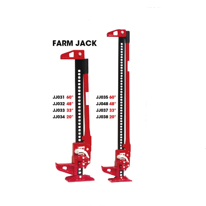 48'' Durable Farm Jack Sturdy Support Base Precise Lifting Mechanism