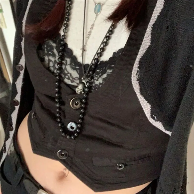 2023 Women\'s Dressy Waistcoat Racerback Vest Autumn Tuxedo Suit Waistcoat Vintage Steampunk Jacquard Jacket Punk Style Corsetier