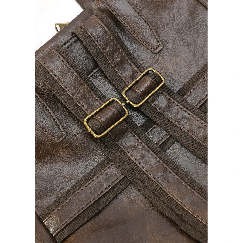 Image 6: ELFSACK Sac à dos polyvalent minimaliste de grande capacité marron pour femmes