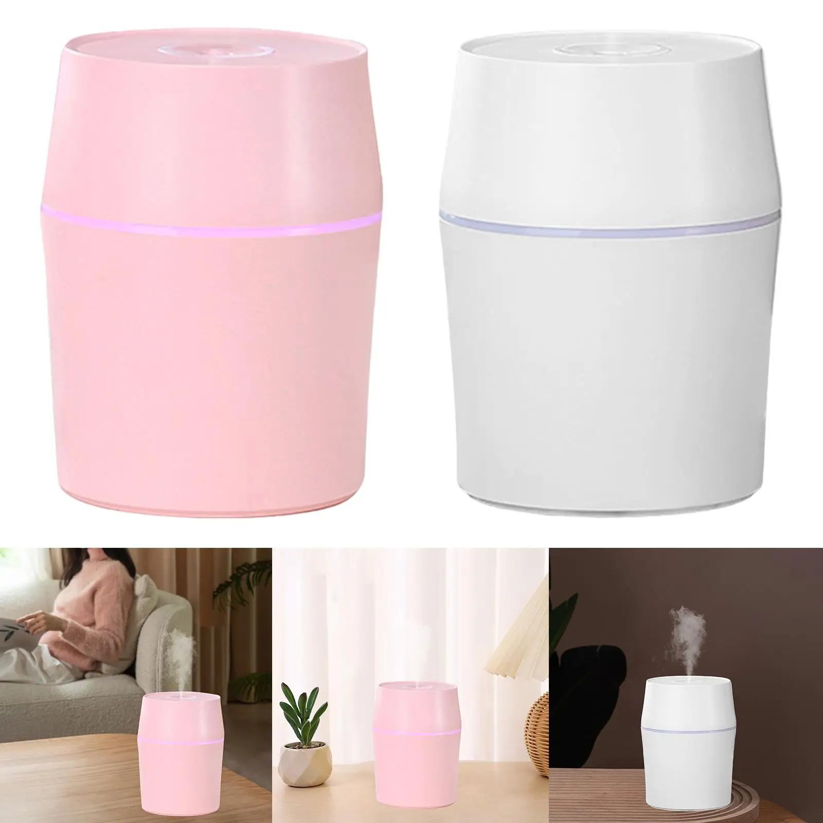 200ml Air Humidifier Decoration Small Ornament Portable Atmosphere Light Mini USB Humidifier for Office Travel Yoga Home Family