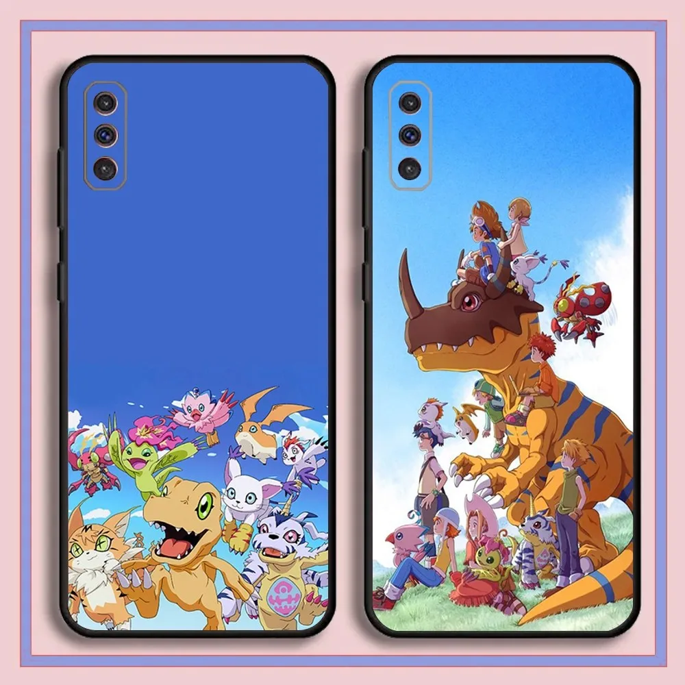 

Digimon Adventure Anime Phone Case For Samsung Galaxy A13,A21s,A22,A31,A32,A52,A53,A71,A80,A91 Black Cover