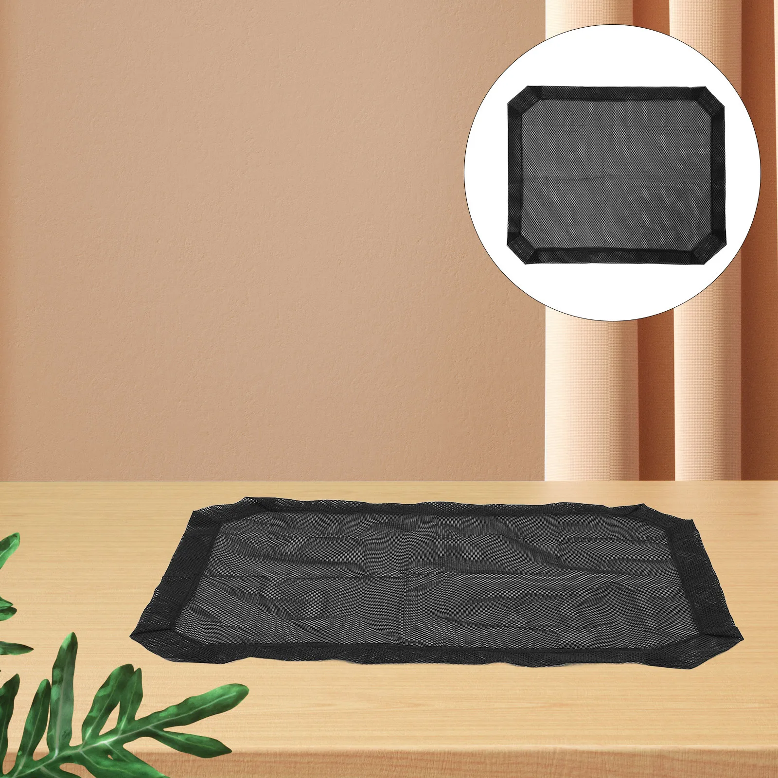 

Washable Elevated Pet Bed Mesh Cover Detachable 87x69cm Breathable Comfortable Four-Season Indoor Outdoor Dog Cat Sleeping