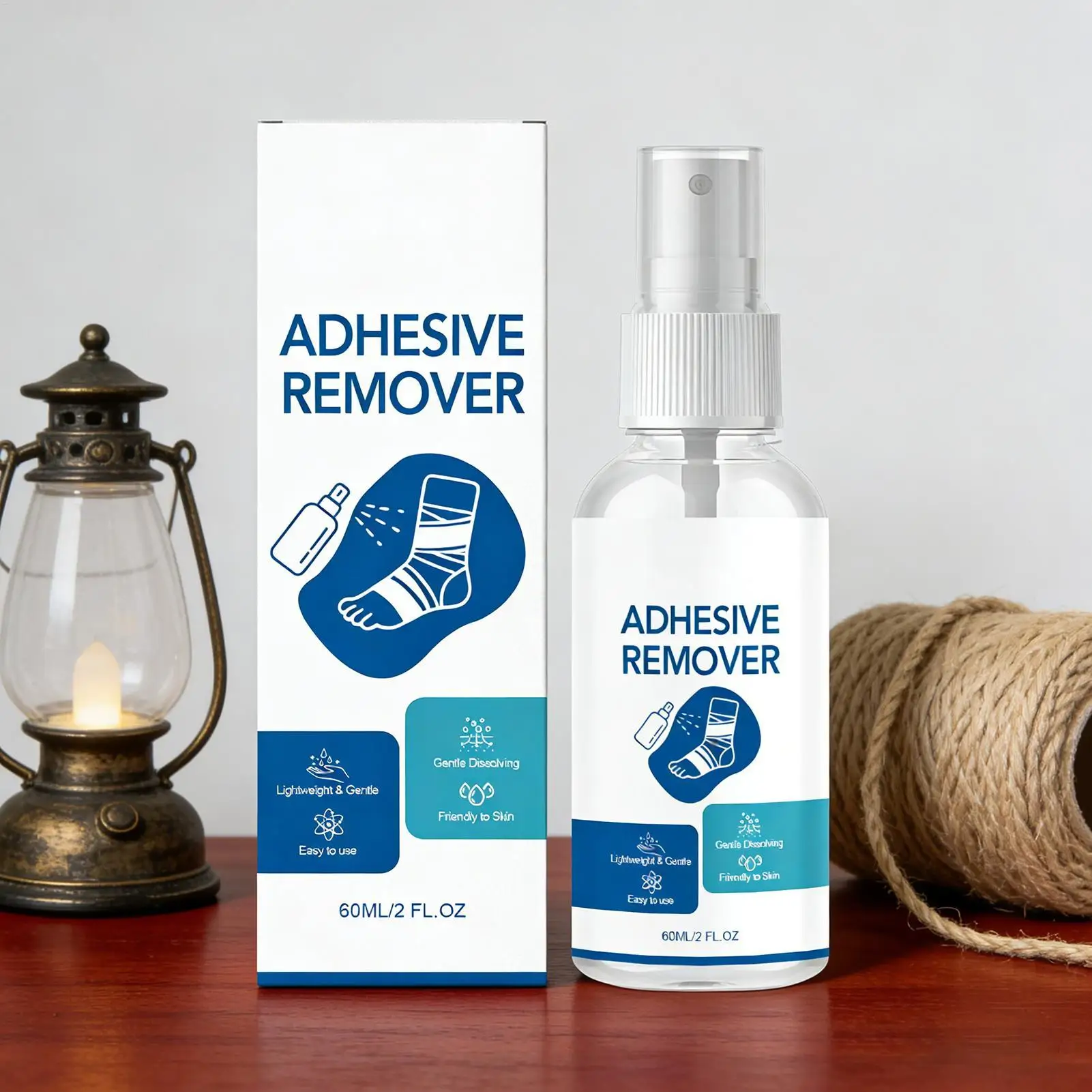 60ML Glue Removal Skin Tape Remover Adhesive Remover Spray For Skin For Men Women Family Grandparent Friend Sticker Film Patch - view 5