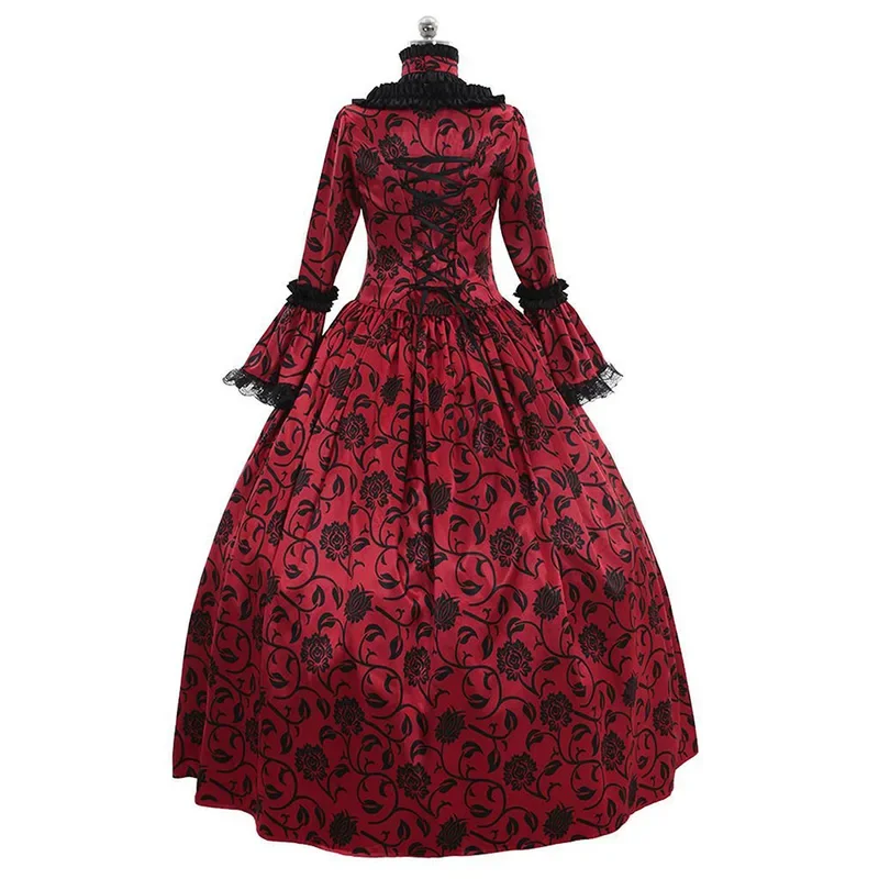 5XL retro dress new Victorian palace dress party dress cosplay costume the nightmare befor Christmas